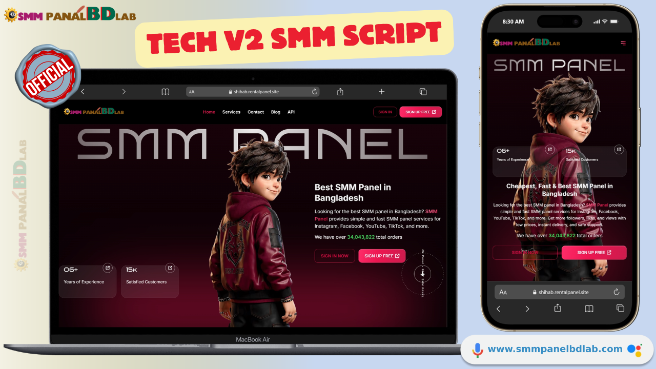 Tech v2 SMM Panel Official Script