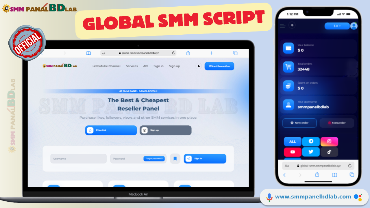 Global SMM Panel Rental Script