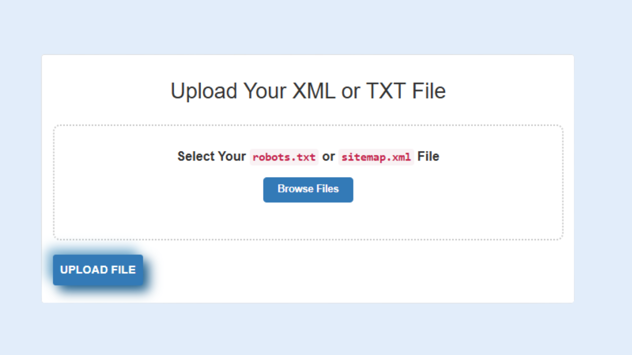 XML or TXT File