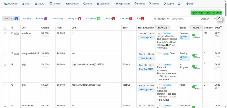 Orders Managment System Updated